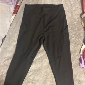 POP Fit Black Kids Leggings